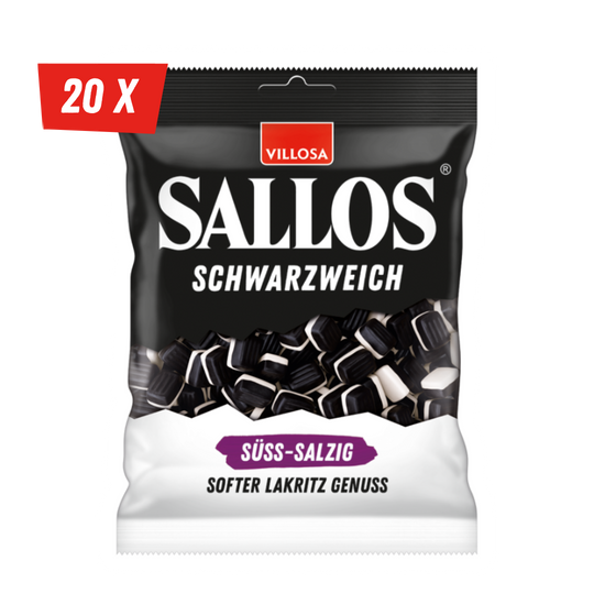 20x Schwarzweich Süß-Salzig