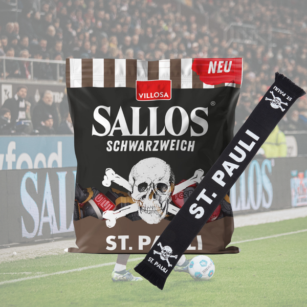 Unsere SALLOS x FC.St.Pauli Pouch.Für die Süßkurve zuhause.