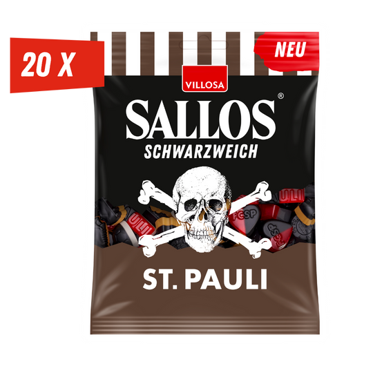 20x 200g SALLOS Schwarzweich FC St.Pauli Edition